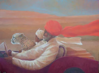 Maharadscha, Junge und Gepard 1